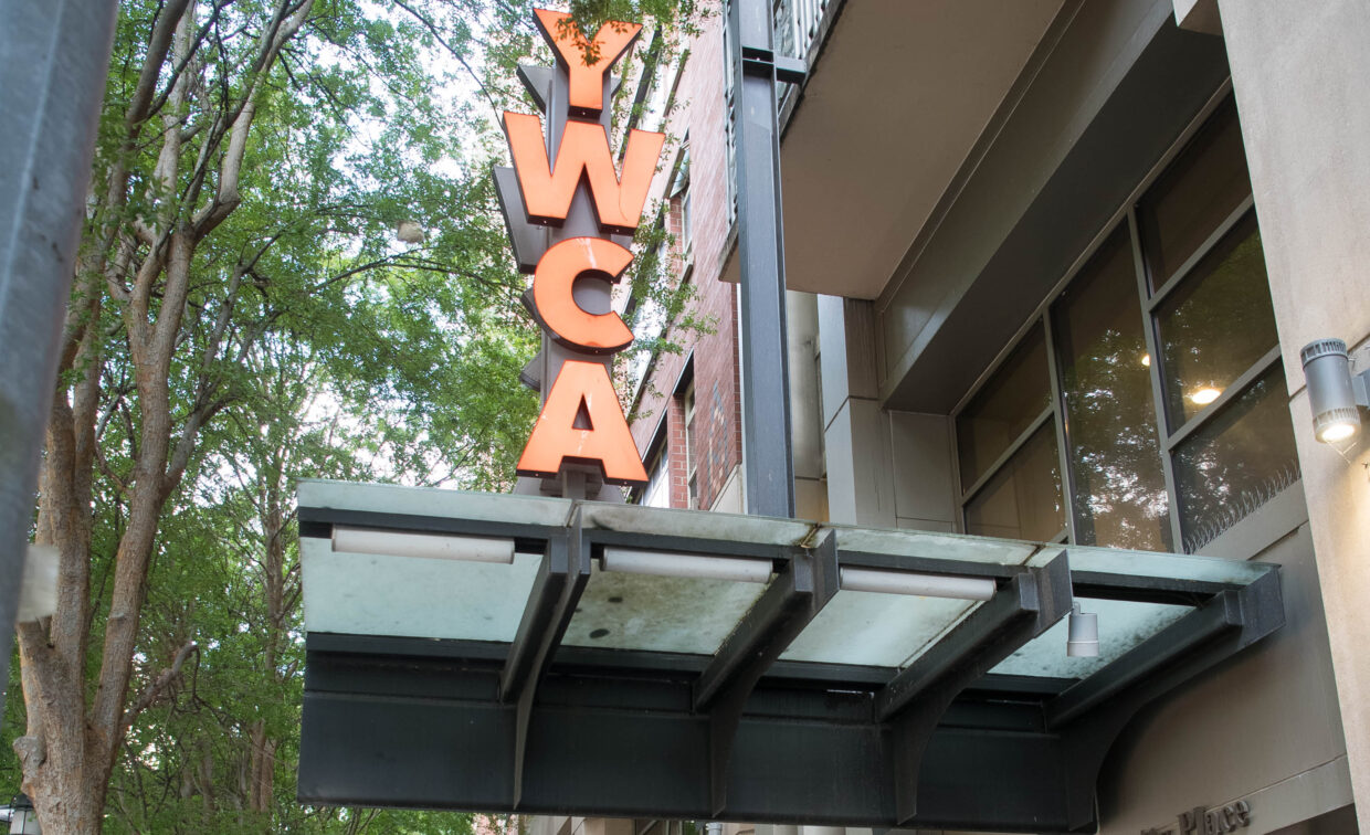 YWCA sign on the street